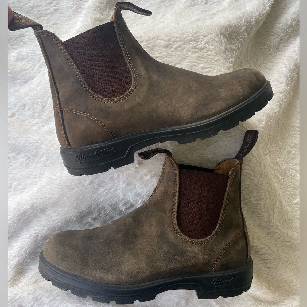 Blundstone Rustic Brown Leather Boots - Picture 7 of 8